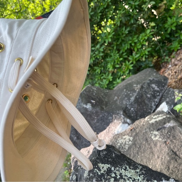 Tilley ICON T1 buck hat UPF50+ sun protection ties on floats cotton Sz M 7 1/8 - Picture 8 of 14